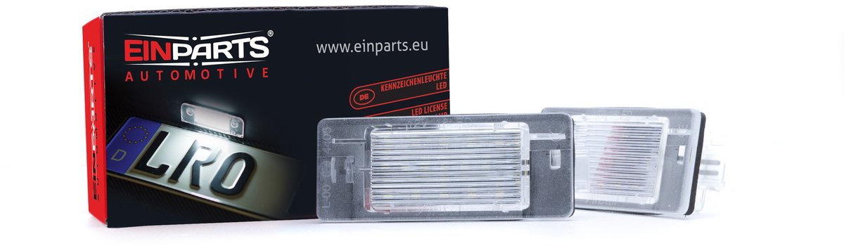 Einparts Autokentekenplaatverlichting Voor Ep130 Auto's