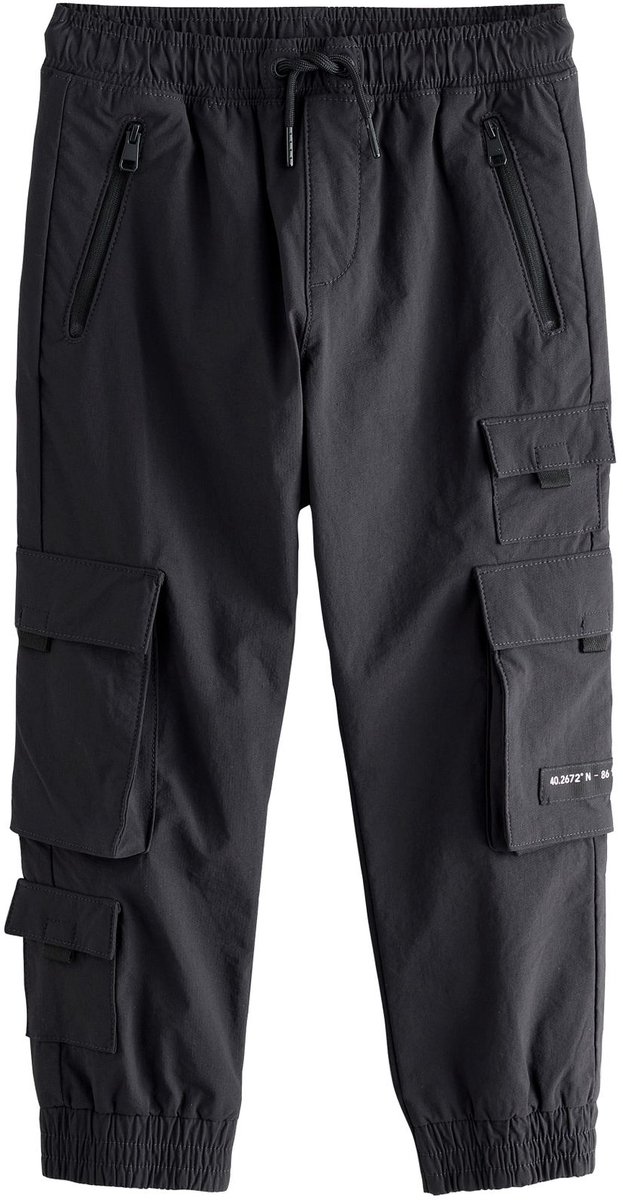 Next - Jongens - Premium cargo-broek - Zwart