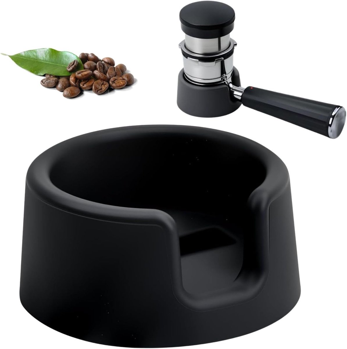 Koffie Tamper Station - Barista Accessoire - Stabiel Tamperen - Precisie Pasvorm - 12.7 x 10.8 x 4.5 cm