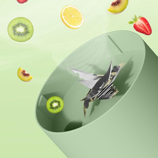 Sapcentrifuge,Groentepersmachines - Sapmachine Sapcentrifuge - Juicer Cup Draadloze, oplaadbare sapmachine, 800 ml sapmixer voor fruit en groenten van Merkloos — afbeelding 5