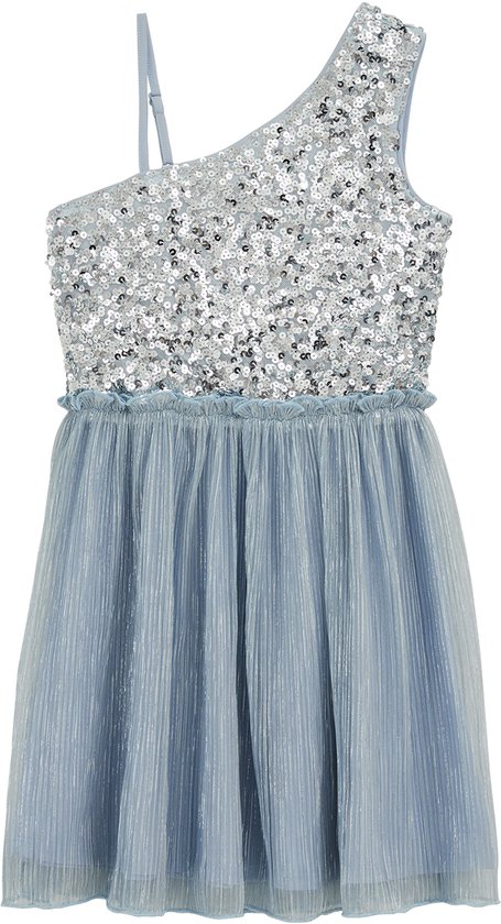 GRACE KARIN Meisjesjurk met glitterende pailletten, prinsessenjurk voor verjaardagsfeesten, zomerjurk voor bloemenmeisjes, kleed voor speciale gelegenheden, festivaloutfit 5-12 jaar, lila, 7-8 Jaar