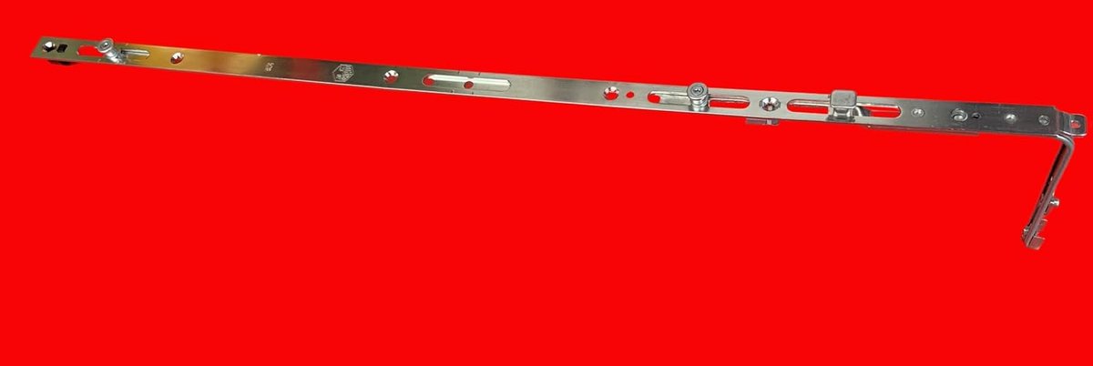 Kantelhouder Raam - Kantelsluiting Horizontaal - Raamonderhoud - Inclusief Bevestigingsmateriaal - 59 x 12 cm - Zilver