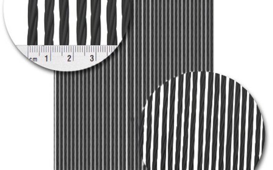 Vliegengordijn Kunststof Napoli Zwart - 100cm x 240cm — afbeelding 2