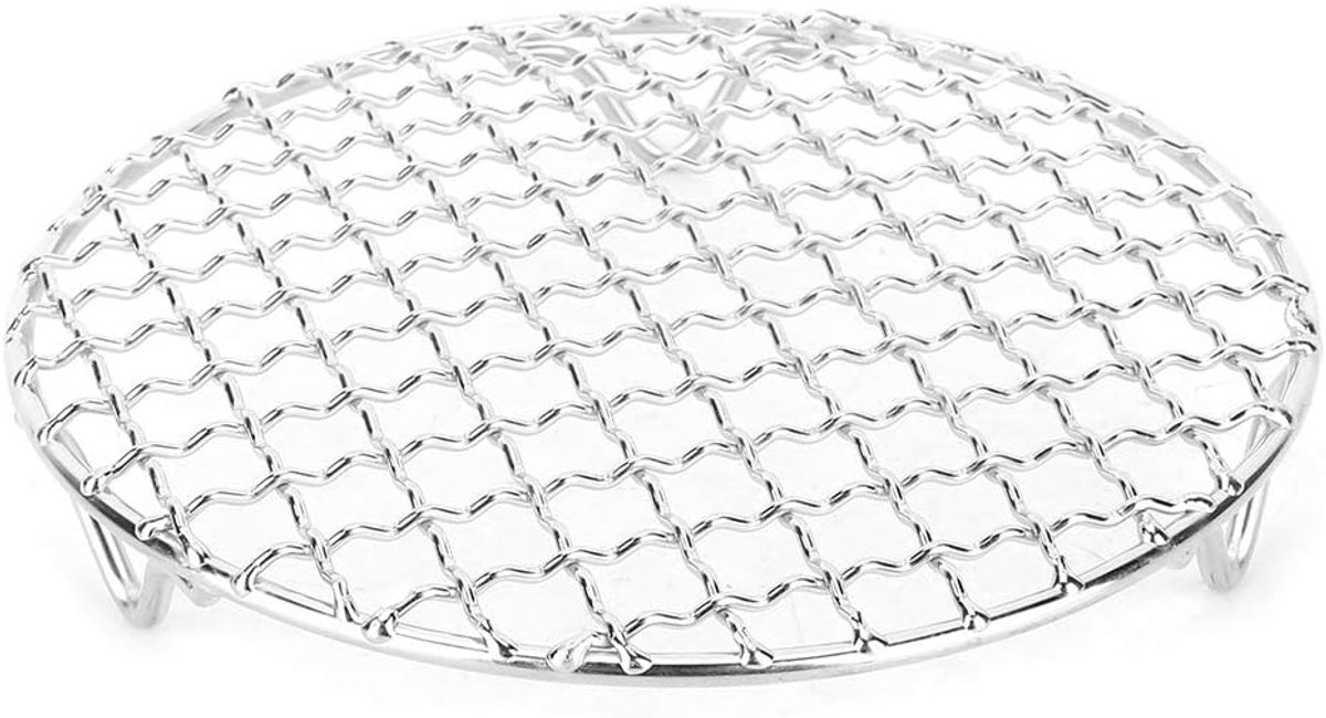 BBQ-rek - Grillrooster Barbecue - Buiten Koken - Roestvrij Staal - 16.5 cm Diameter