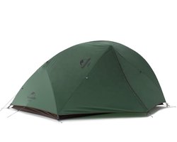 Naturehike Star River 2 – 2 persoons lichtgewicht tent – Waterdichte kampeertent – 210T 3000MM 4-seizoenen – Inclusief grondzeil – Outdoor koepeltent – Groen