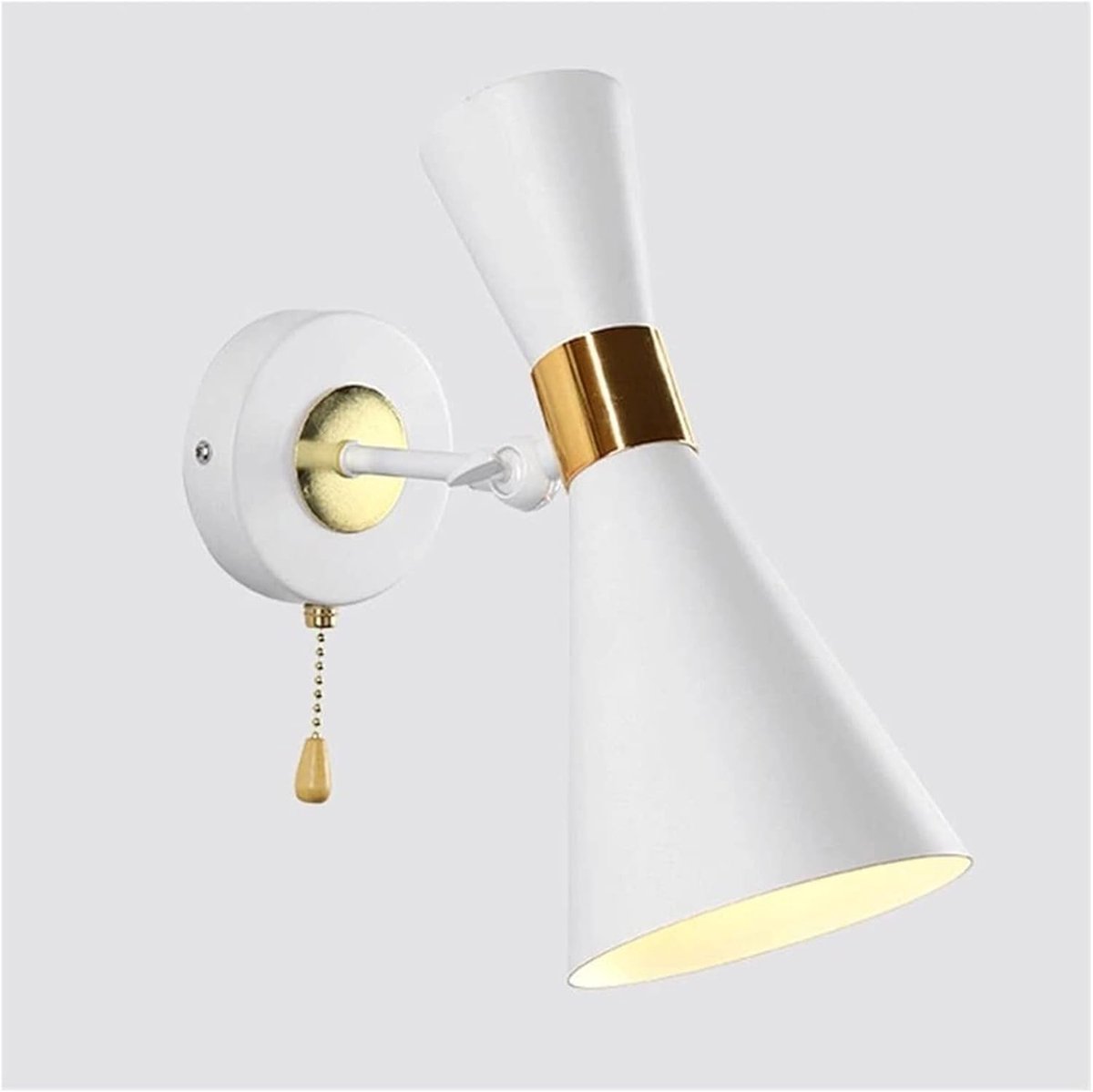 Moderne Wandlamp - App Gestuurd Licht - Sfeerverlichting Binnen - Verstelbare Armatuur - 1000 Gram - Wit
