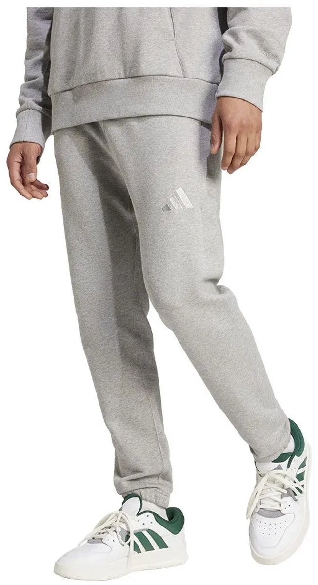 Adidas All Szn French Terry Regular Tapered Joggers L Short Man Grijs