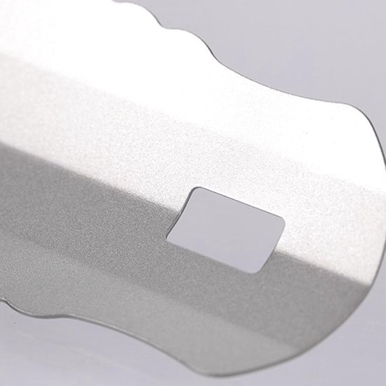 Tuinhandschep - Metaal plantgereedschap - Planten verpotten - Roestvrij titanium - Compact formaat — afbeelding 5