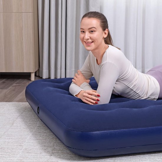 Luchtmatras 191 m x 137 m x 22 cm met volledig hands-AC-pomp - Comfortabel slapen — afbeelding 3