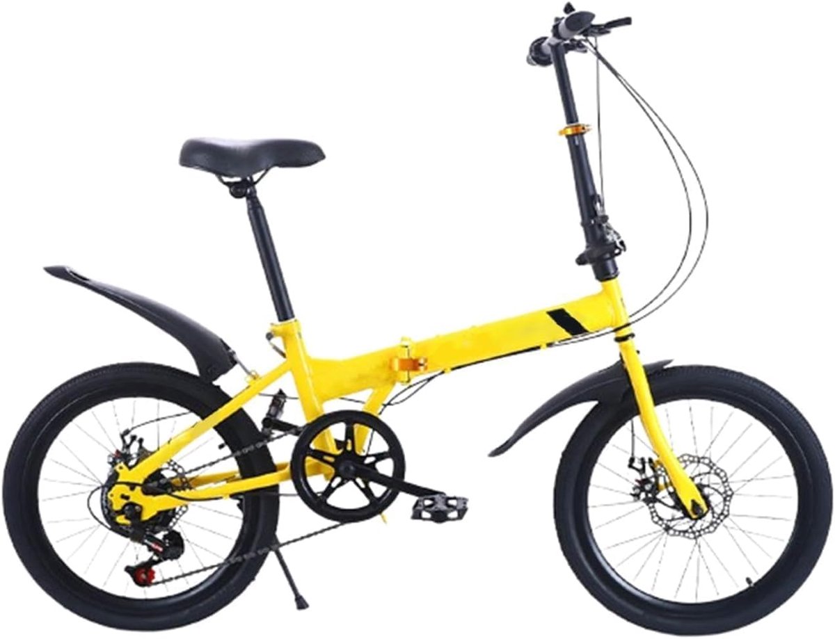 Vouwfiets Volwassenen Stadsfiets Campingfiets Compact Transport Dubbele V-Rem 14 16 Inch Keuze uit Kleuren