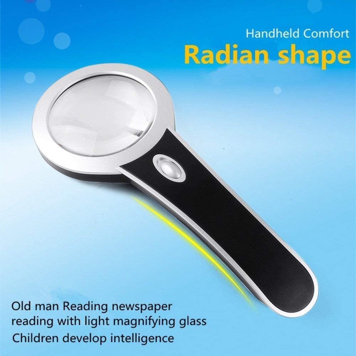 Vergrootglas met LED - Loep Leeslamp - Gedetailleerd Werk - 6X Vergroting - 2 LED Lampen - Wit