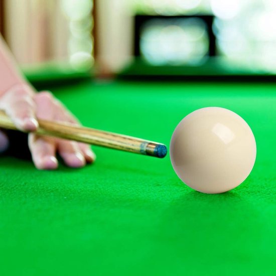 Allecto - Biljartballen - Pooltafel - Stand Snooker - Trainingsballen - Biljartbal - Voetbalspullen - Geschikt voor Pooltafel - Wit van Allecto — afbeelding 4