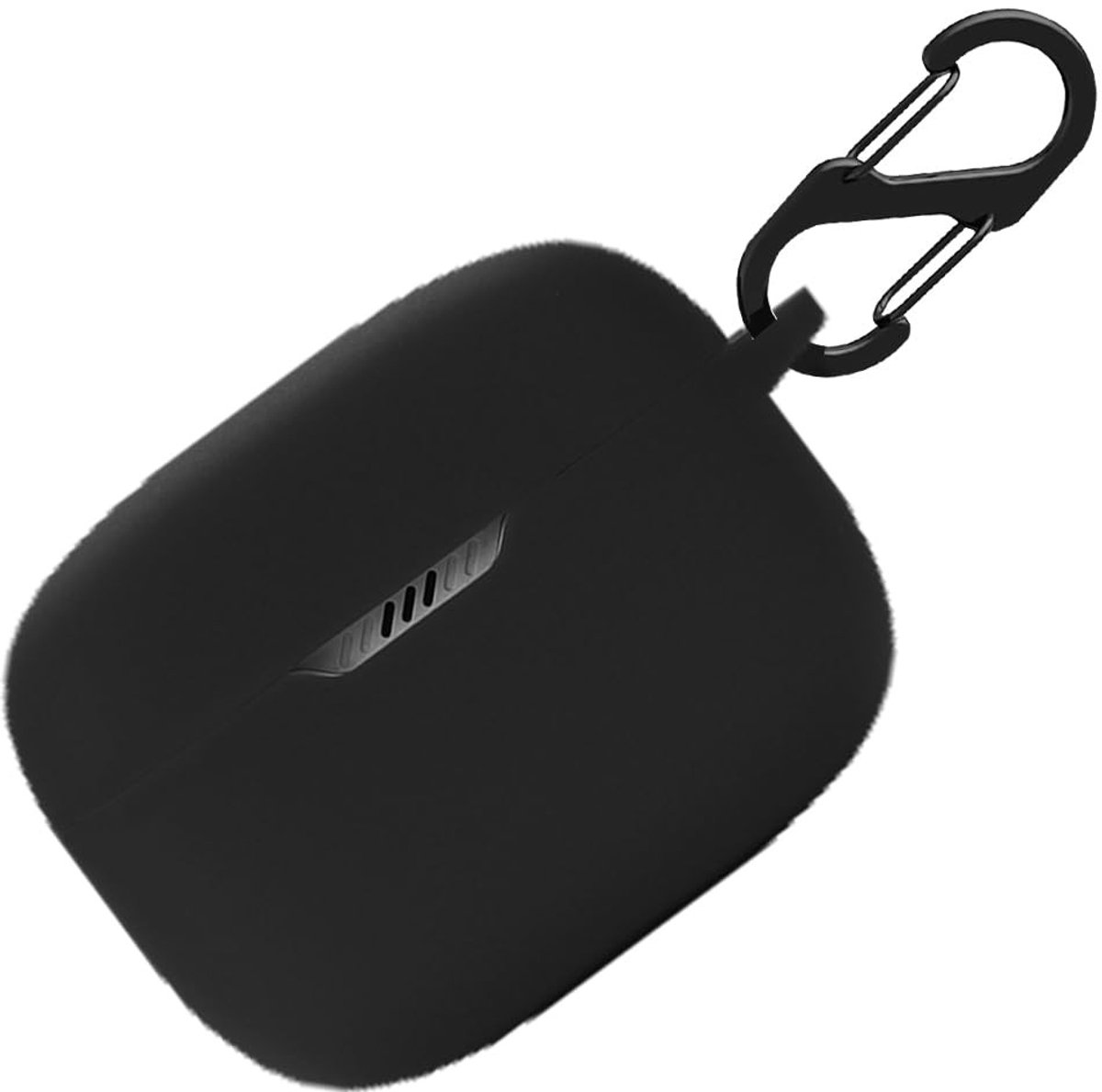 Allecto - Siliconen hoes voor JBL Tune 130 NC TWS - Beschermhoes - Schokbestendig - Sleutelhanger - Beschermhoes voor JBL Tune 130NC TWS - Zwart - ...