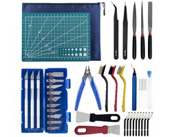 3D Printer Gereedschap - Print Onderhoud Kit - Print Nabewerking - Uitgebreide Set - 22.9 x 19.4 cm