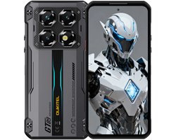 OUKITEL WP60 5G Rugged Smartphone - 8GB RAM + 256GB Opslag - 7,2 inch HD+ Scherm - 10000mAh Batterij - 108MP Camera - NFC - Android 15 - Zwart