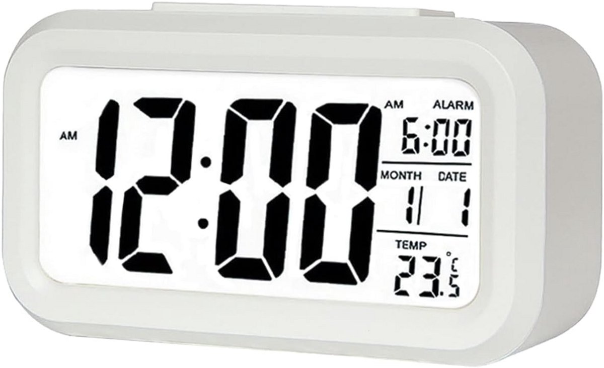 Digitale Wekker met LED Display, Snooze en Temperatuurweergave