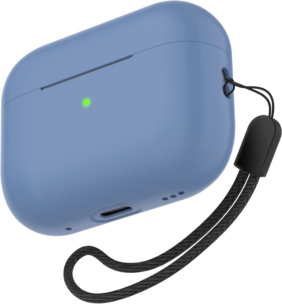 Slanke Siliconen Beschermhoes met Koord voor Oplaadcase 2e Generatie