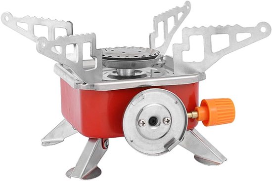 Draagbare Mini Camping Gasbrander - Compact en Winddicht voor Buiten Koken — afbeelding 5