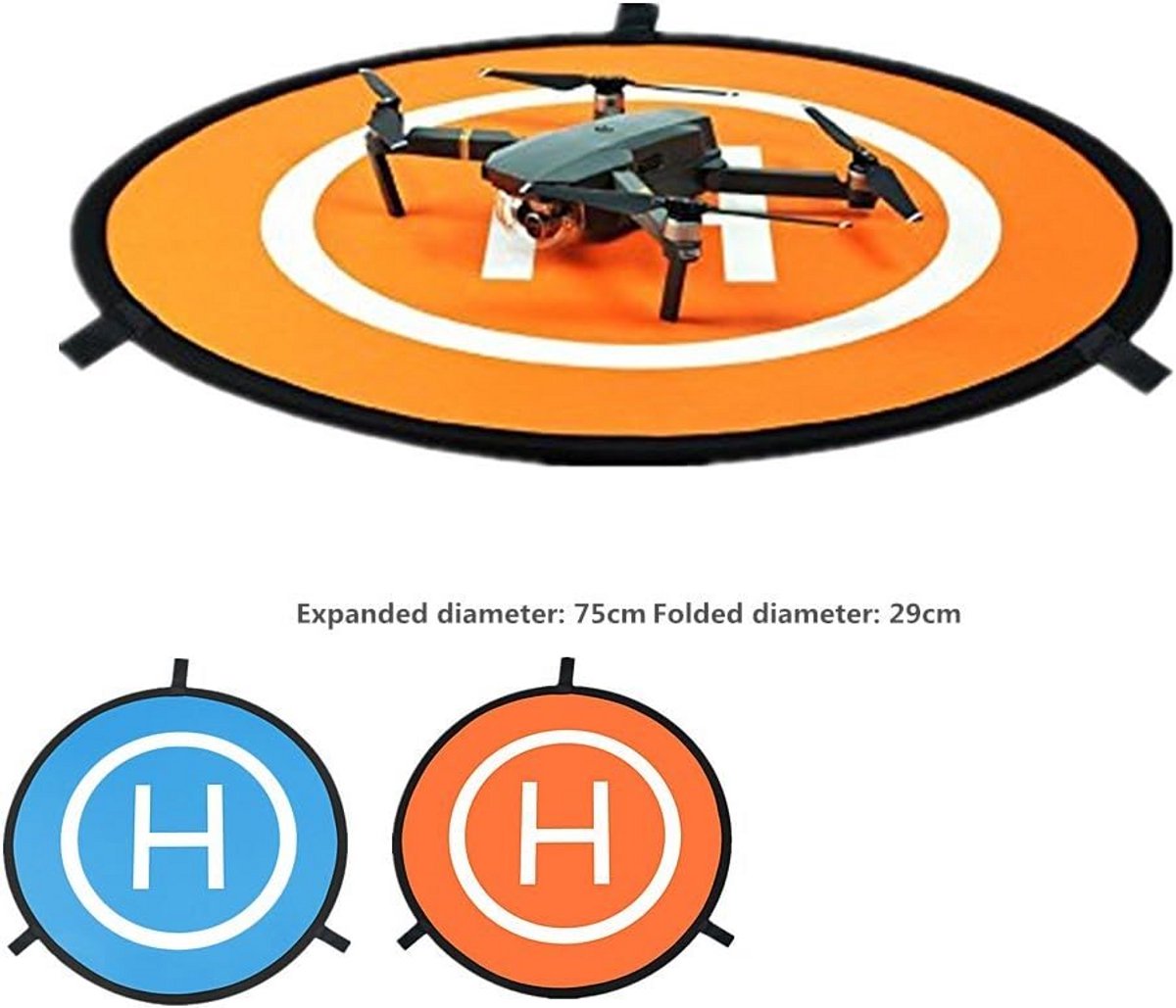 Opvouwbare Drone Landingsmat 75cm - Universeel Helipad voor Drones en Quadcopters