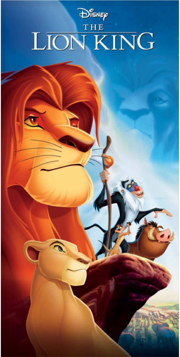 The Lion King Strandlaken - 70x140 cm - Multi