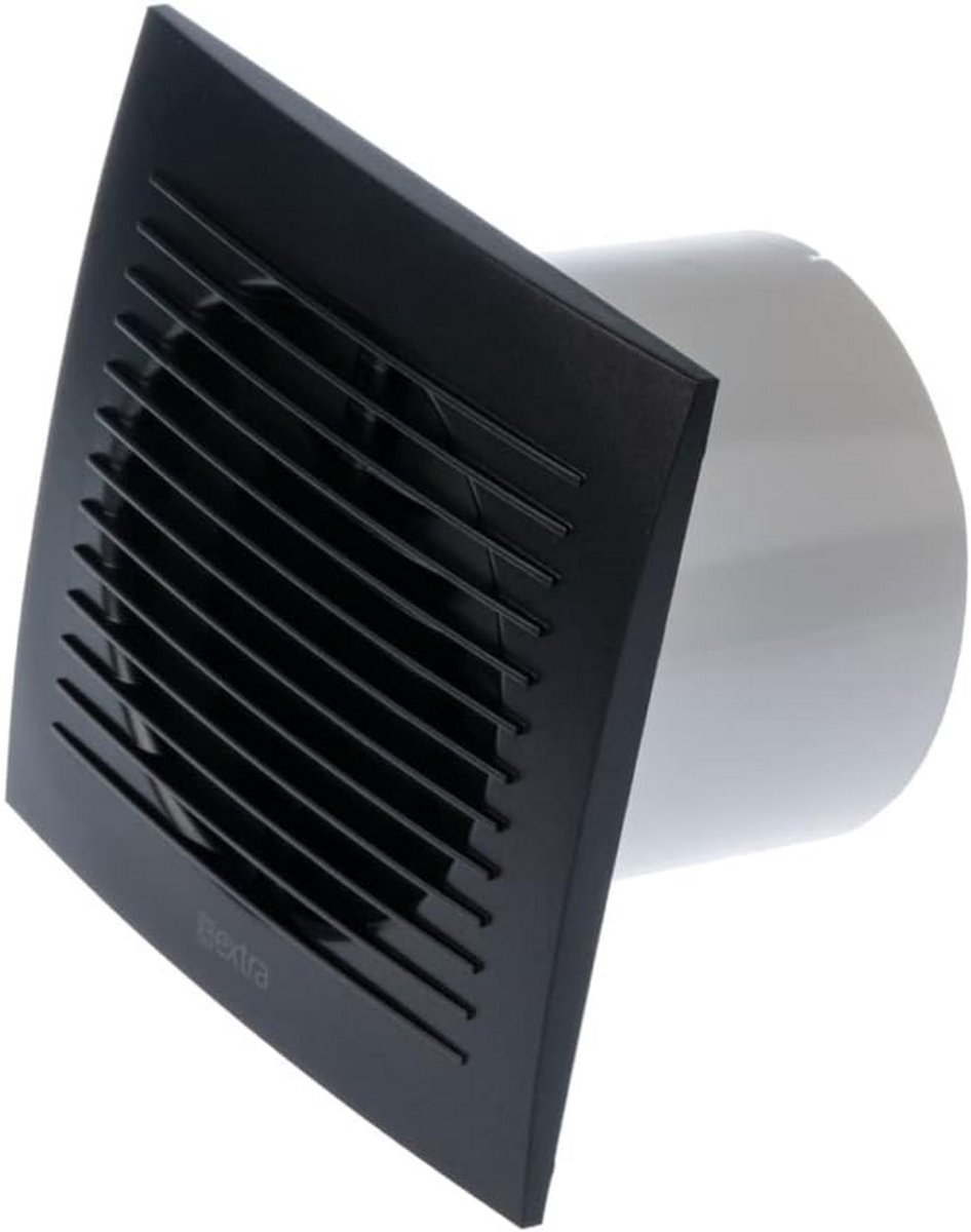 Stil Badkamerventilator Ø 100 mm met Timer en Naloop | Kunststof Afzuigventilator