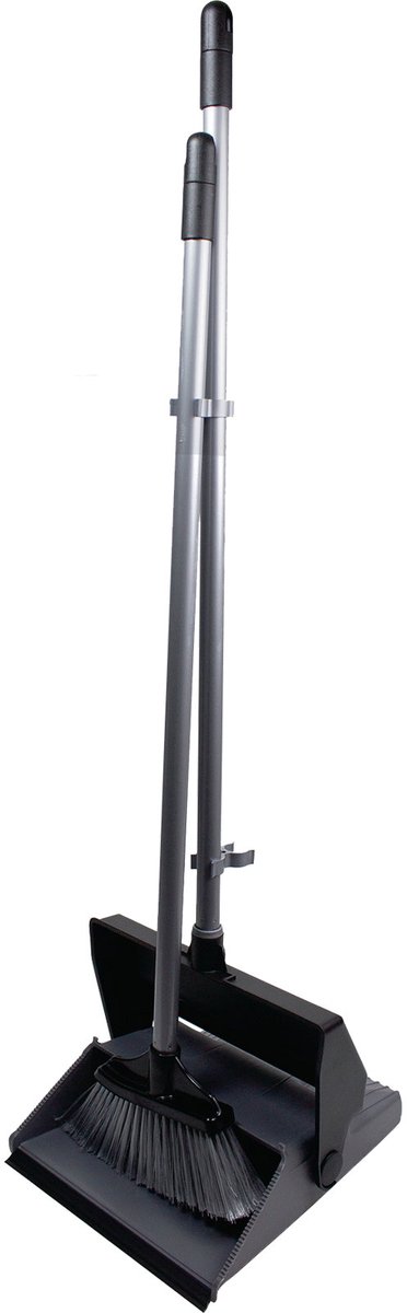 Nölle veegset aluminium steel met inklapbare schep en bezem - 456...