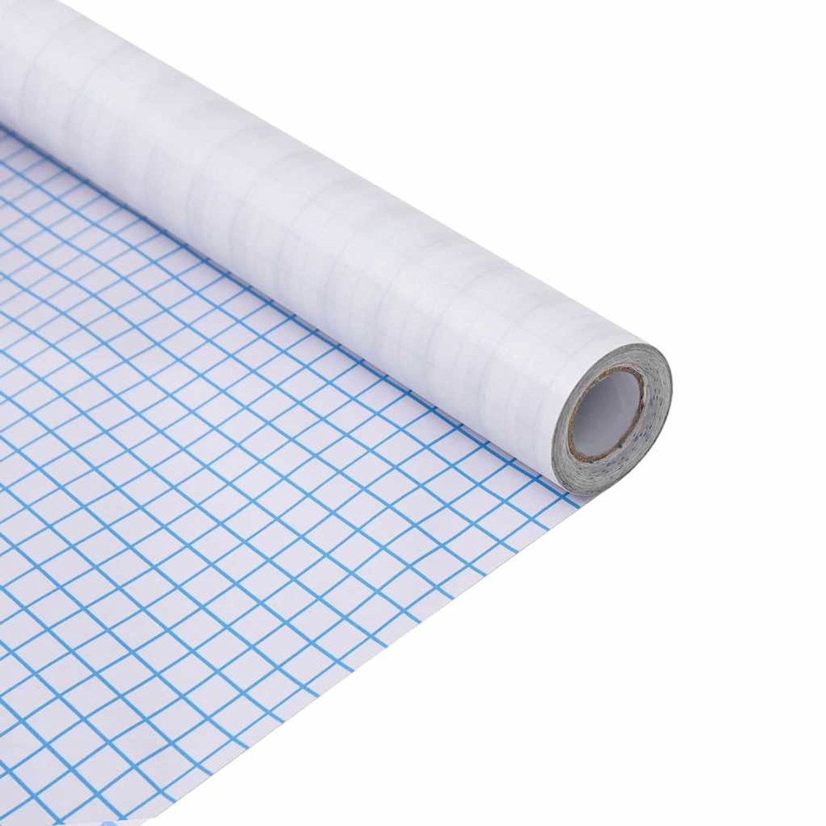 vidaXL Zelfklevend - Raamfolie - Mat - gestreept - 45 - x - 1000 - cm - PVC Gesatineerde strepen
