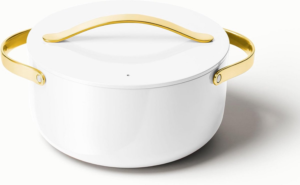 Keramische braadpan met deksel 6,5 liter 26,7 cm - Non-stick en ovenbestendig