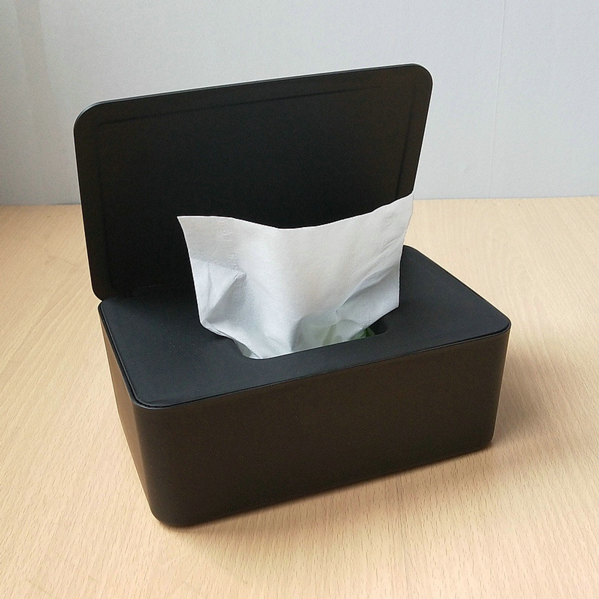 Oneay Opbergdoos voor tissues, stofvrije houder voor vochtige doekjes met deksel, voor thuis, op kantoor en in de auto.