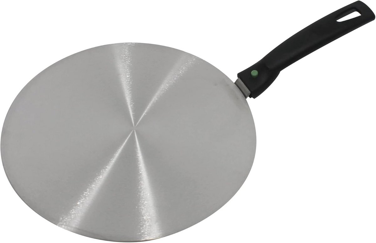 Inductie Adapterplaat RVS 26 cm - Geschikt voor Alle Pannen op Inductiekookplaat