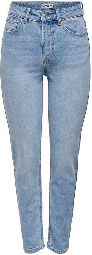 Seulement Dames Jeans Broeken ONLEMILY HW STRAIGHT ANK regular/straight Fit Blauw 25W / 32L Adultes