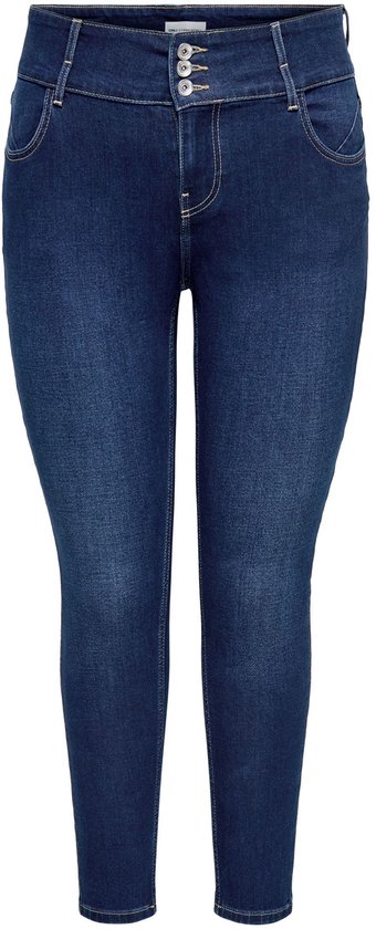 ONLY CARMAKOMA - CARANNA HW SKINNY ANK MBD DNM ANA NOOS - Femme - Jeans