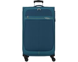 American Tourister trolley Deep Dive Spinner EXP TSA Tea / Lime petrol 82cm