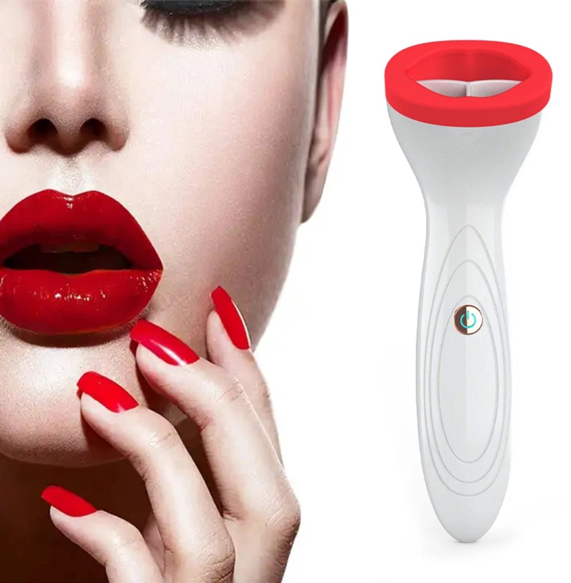 Lip Plumper - Vollere Lippen - Met Mondtrainer voor Stevige Lippen & Gezichtsspieren - Lippen Vergroten - Lipvergroting. Pijnloos en zonder chemie