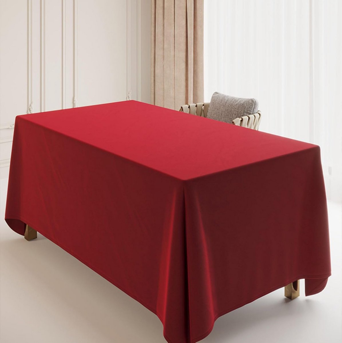Luxe Fluvelen Tafelkleed voor Conferenties, Bruiloften en Feestdecoratie