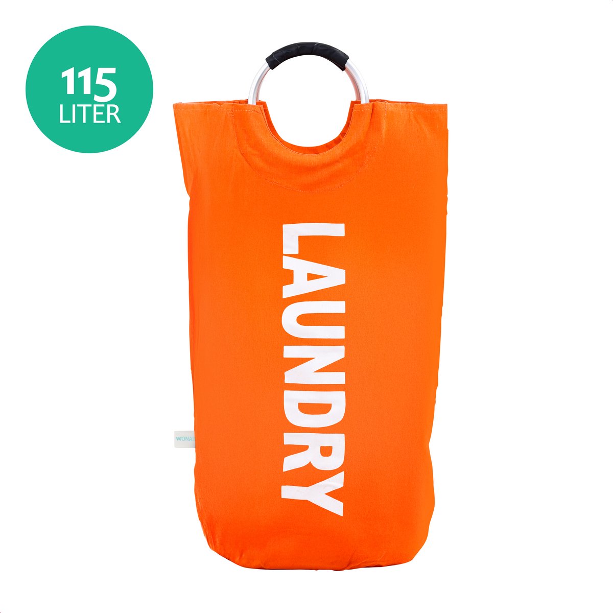 Wonair Wasmand - Waszak - Wassorteerder - Waszakken Voor Wasgoed - Wasmand Opvouwbaar - Oranje - 115L
