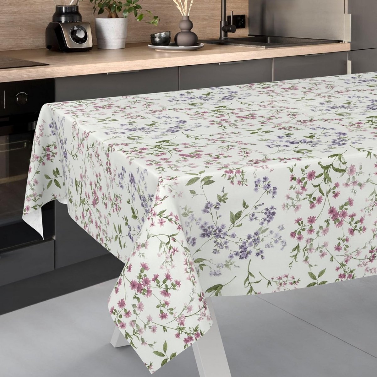 Wasbare Tafelkleed Rechthoekig - Bloemen - 120x140 cm