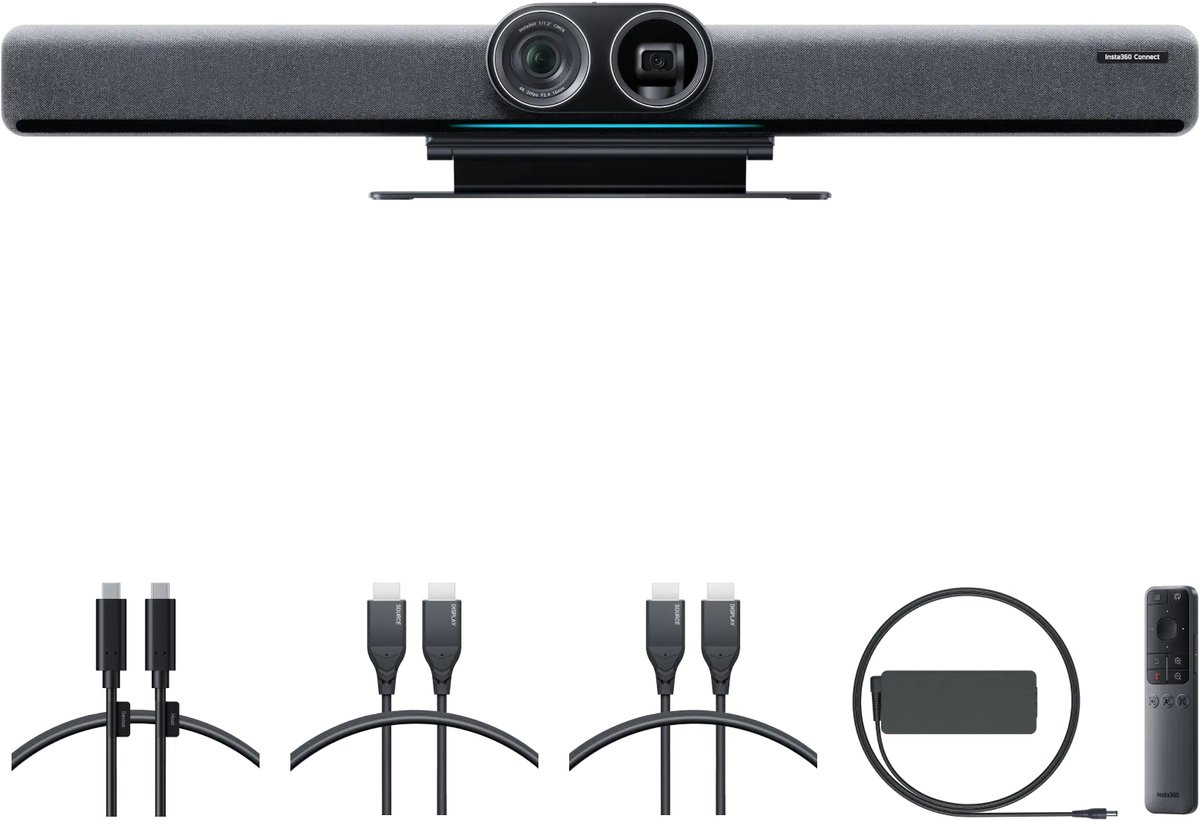 Insta360 - Connect EU version - 4K AI Webcam Bar thumbnail 7