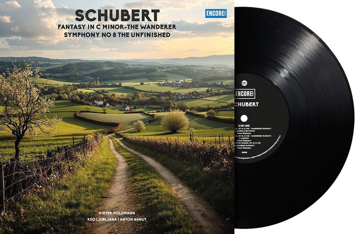 Various Artists - Schubert: Fantasy In C Major / The Wanderer, Schwanengesang (LP)
