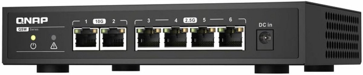 Managed Switch 10GbE RJ45 2 Poorten en 2.5GbE