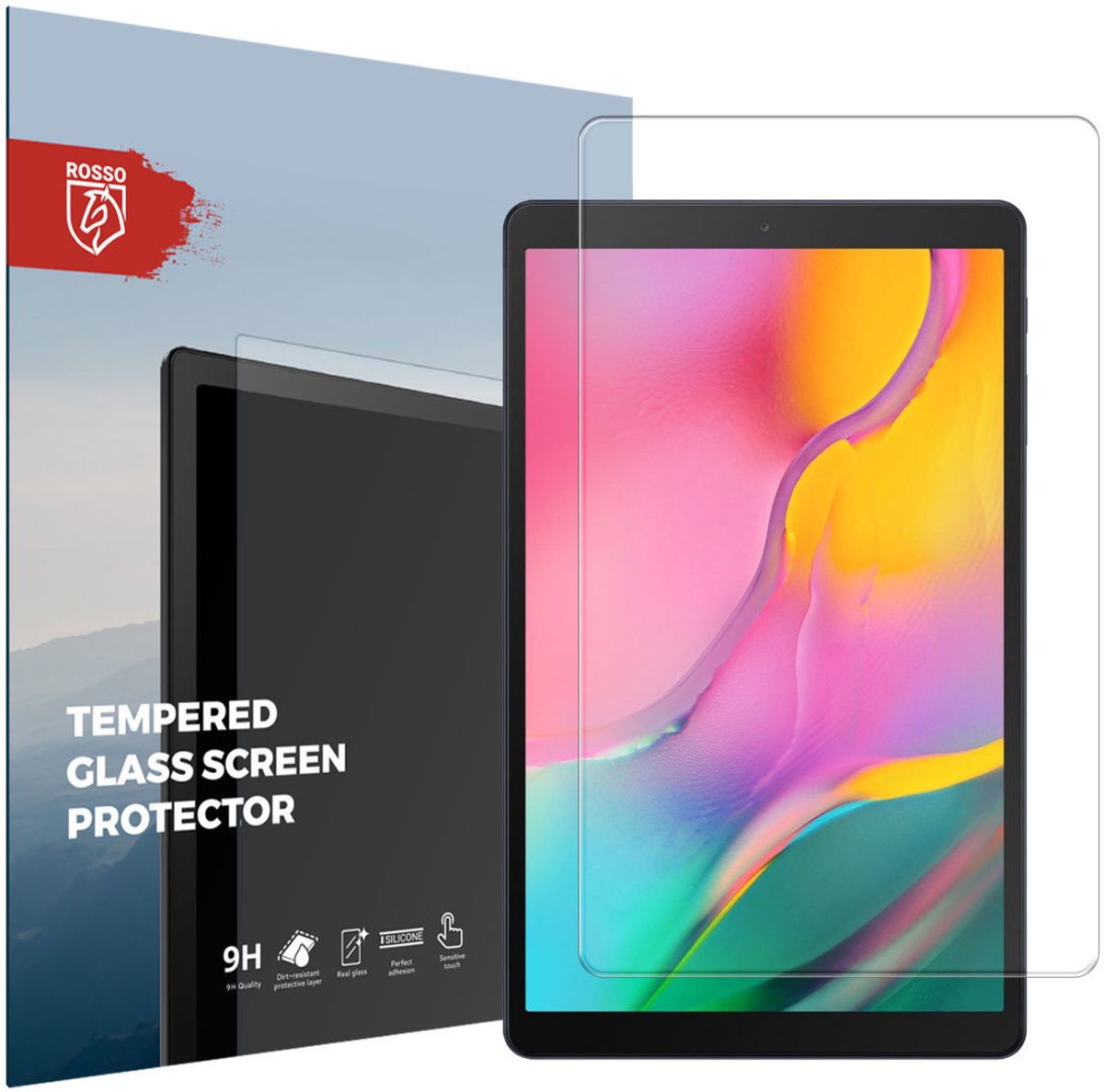 Rosso 9H Tempered Glass Screen Protector Geschikt voor Samsung Galaxy Tab A 10.1 (2019)