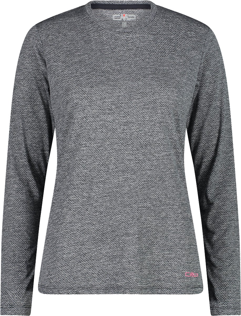 Dames-T-shirt met lange mouwen CMP Antraciet