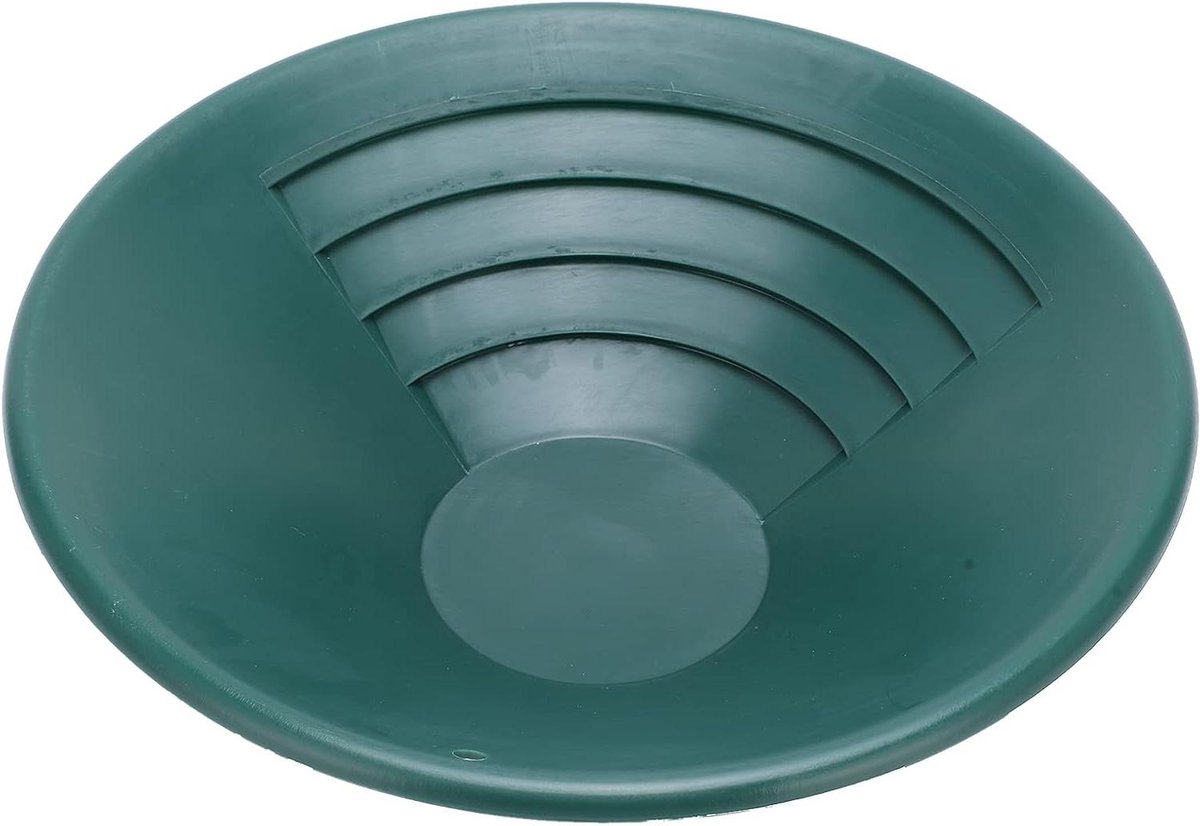 260mm Groene Plastic Gouden Panning Kit voor Goudwinning met Handmatige Waspan