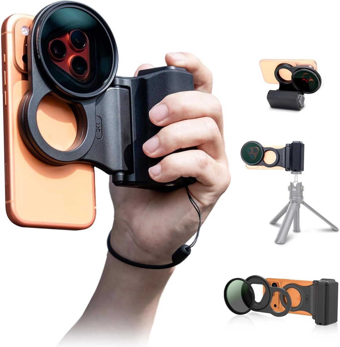 Telefooncamera Lensfilter Set 67mm CPL Filter - Handvat - Magnetisch - Compatibel met iPhone 17 16 15 14 Pro Max