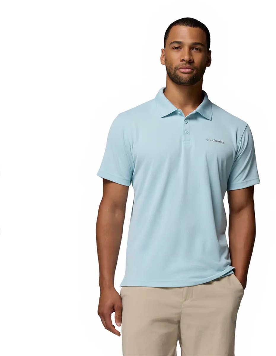 Columbia Utilizer™ Korte Mouw Poloshirt Blauw M Man