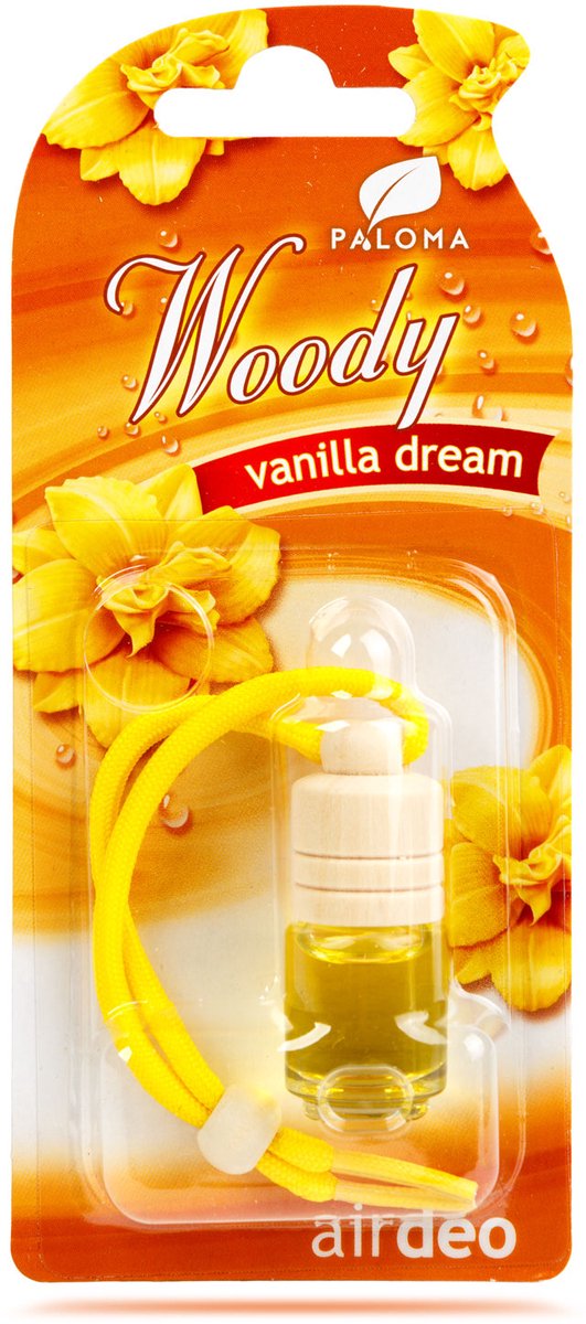 Auto Luchtverfrisser Parfum Woody Vanilla – 4 ml – Tot 1 Maand Geur – Auto & Interieur – 1 Stuk [P03690]
