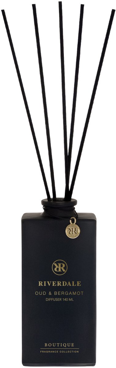 Boutique Geurstokjes Oud & Bergamot 140ml roze