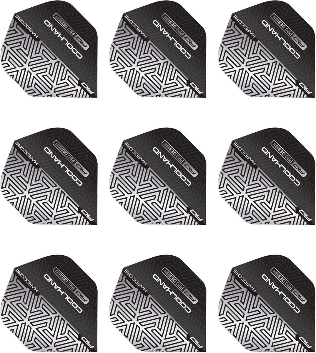 Dart Vluchten Set Grijs en Wit - 3 Sets (9 Stuks) - Duurzaam en Stabiel