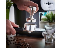Tamper van roestvrij staal voor 51 mm zeefhouder - Koffie Accessoire - Barista Tool