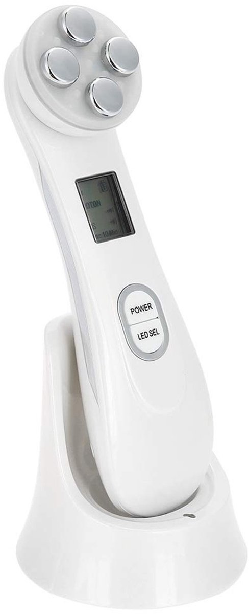 longziming -5-In-1 Huidverzorging - Gezichtsapparaat - LED - Voor Thuisgebruik - 1 Stuk - Alle Huidtypen - Wit